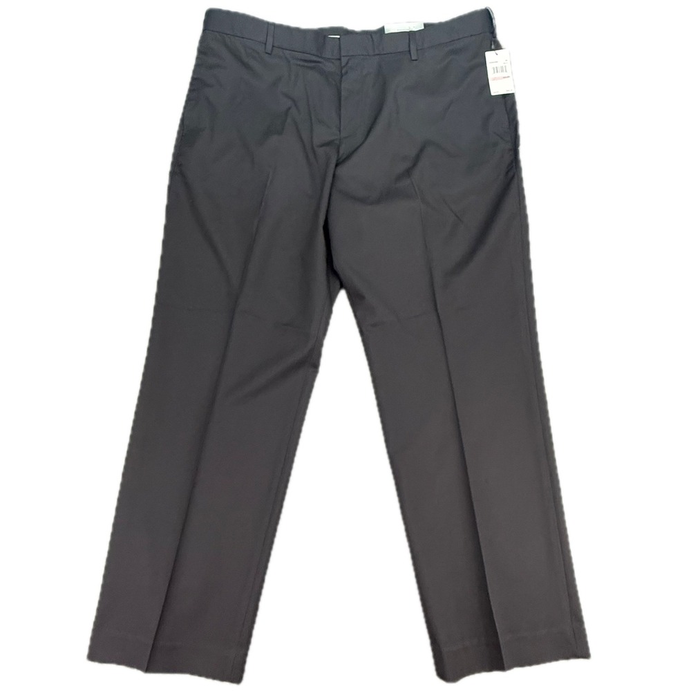 Perry Ellis Dress Pants Mens 40x29 Black Portfolio Flex Waist 4ESB9203BW
